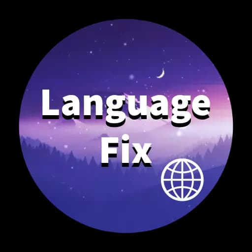 Language Fix Plugin
